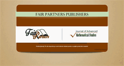 Desktop Screenshot of fairpartners.ro